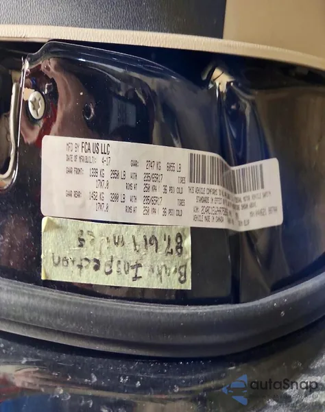 2017 Chrysler Pacifica Touring L Plus from USA, damaged, VIN 2C4RC1EG2HR752696